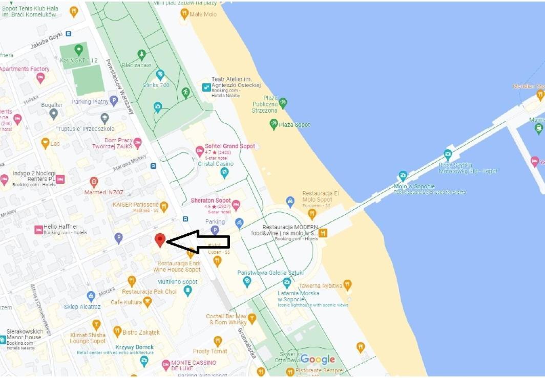 Hello Apartments Sopot Przy Molo 200 M Do Plazy Ngoại thất bức ảnh